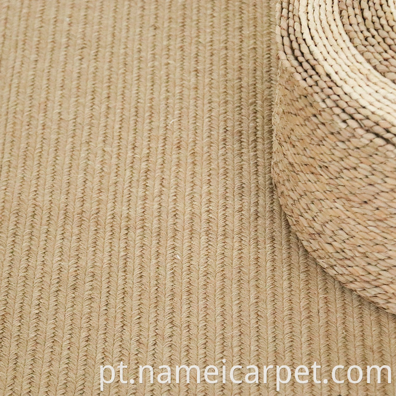 Jute Hemp Braided Wovencarpet Area Rug Floor Mats